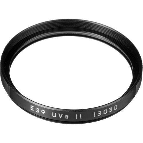 Leica E39 UVa II Lens Filter (Black)
