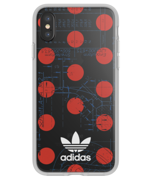 red adidas iphone x case