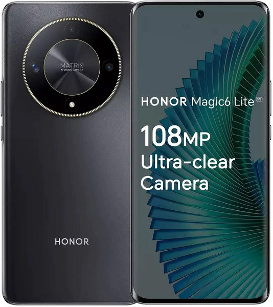 Honor Magic 6 Lite 5G ALI-NX3 Dual Sim 256GB Midnight Black (8GB RAM) - Global Version