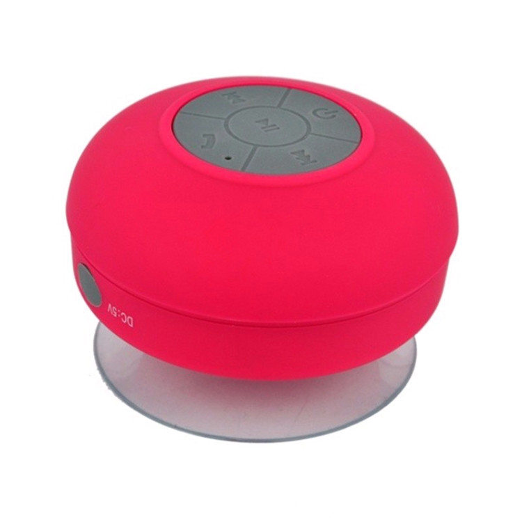 Mini Portable Subwoofer Shower Wireless Waterproof Bluetooth Speaker (Rose)