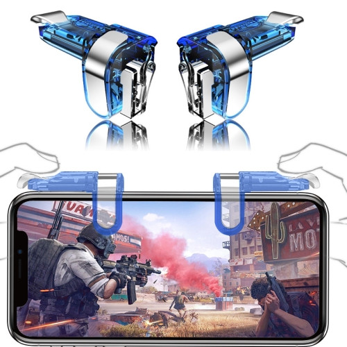 M7 Winner Chicken Dinner Game Assist Button Gamepad, Pair(Blue)