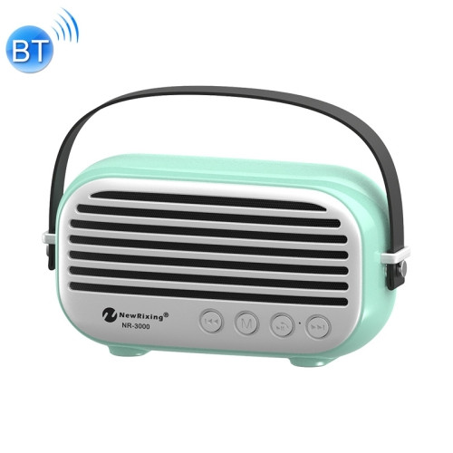 NewRixing NR-3000 Stylish Household Bluetooth Speaker(Green)