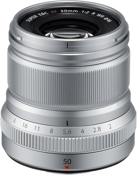 Fujinon XF 50mm f/2 R WR Silver