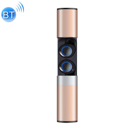 Drawer Type S2 Ear-in TWS Bluetooth V5.0 Wireless Earphones (Gold)