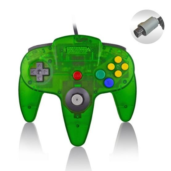 Nintendo N64 Wired Game Controller Gamepad (Dark Green)