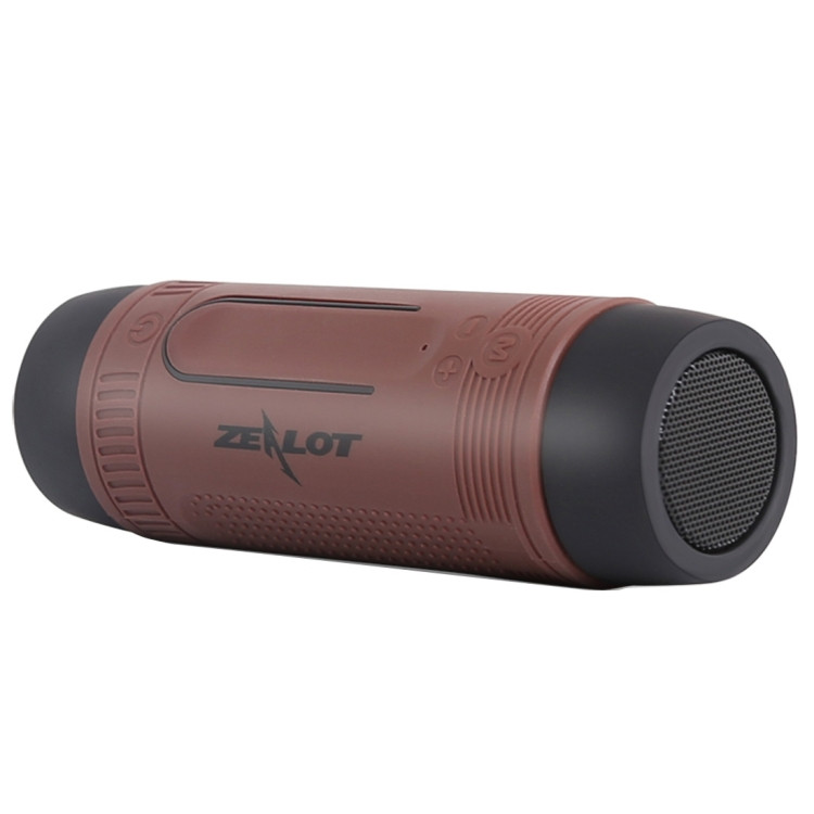 Zealot S1 Multifunctional Outdoor Waterproof Bluetooth Speaker(Coffee)