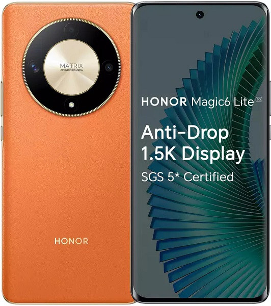 Honor Magic 6 Lite 5G ALI-NX3 Dual Sim 256GB Sunset Orange (8GB RAM) - Global Version