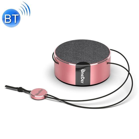 Oneder V12 Mini Wireless Bluetooth Speaker with Lanyard Pink