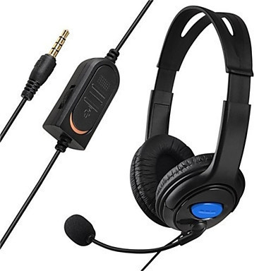 Bilateral Large Headphones Host Internet Voice Chat Headset for PS4