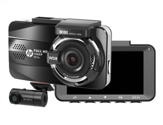 HP F870x + RC3 Full HD 1080p Dash Cam