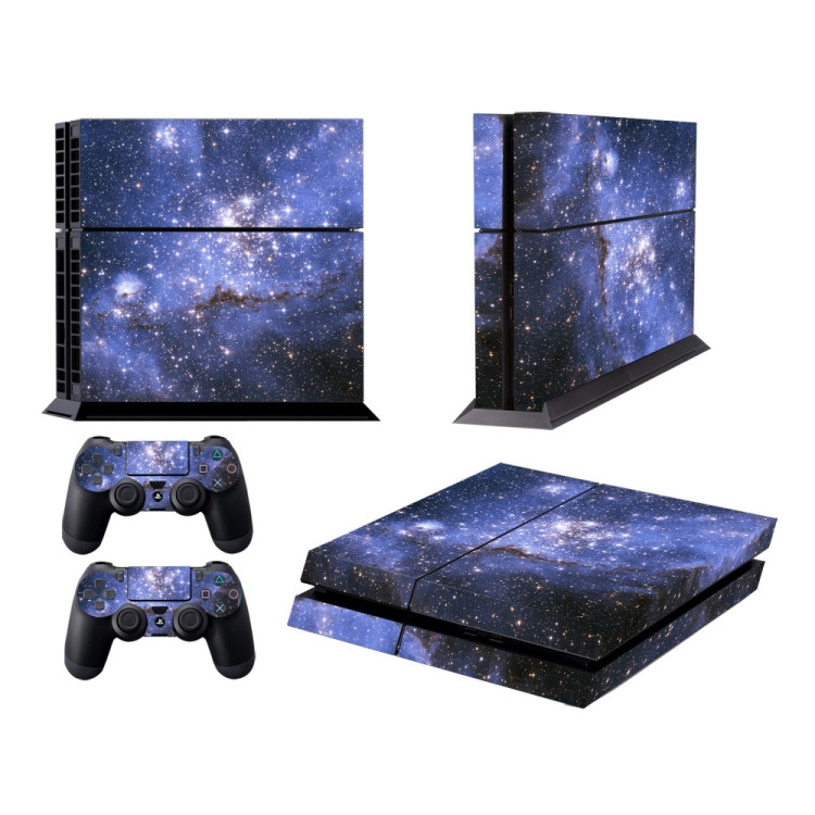 Starry Sky Pattern Fashion Color Protective Film Sticker for Sony PS4