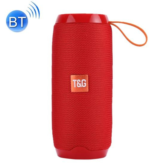 T&G TG106 Portable Wireless Bluetooth V4.2 Stereo Speaker with Handle Red