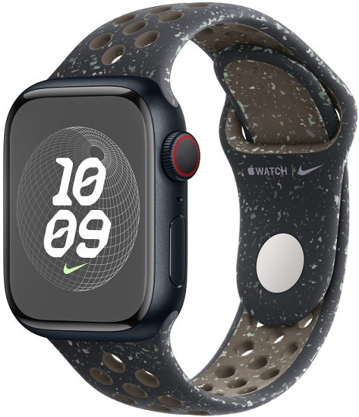 Apple Watch Series 9 GPS 41mm Midnight Aluminum Case with S/M Midnight Sky Nike Sport Band Apple Watch Series 9 GPS 41mm Midnight Aluminum Case with S/M Midnight Sky Nike Sport Band