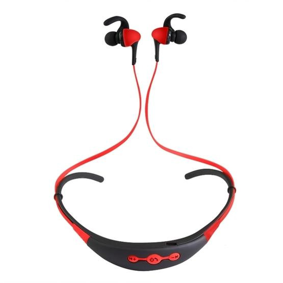 BT-54 In-Ear Wire Control Sport Neckband Wireless Bluetooth Earphones (Red)