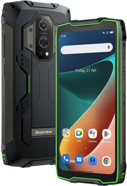 (Unlocked) Blackview BV9300 Rugged Phone Dual Sim 256GB Green  (12GB RAM) - FlashLight- Full phone specifications