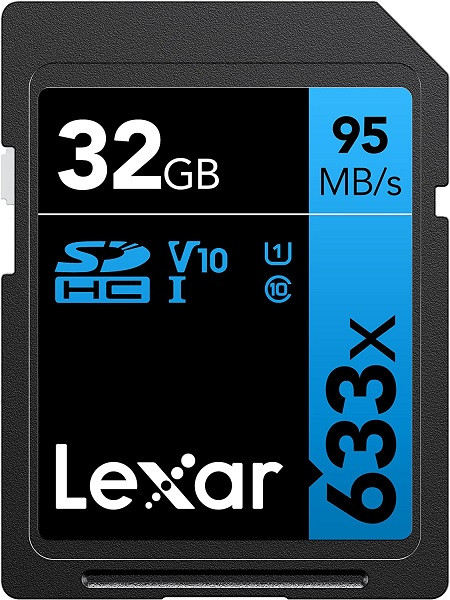 Lexar 32GB Professional 633X SDHC