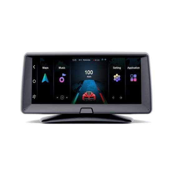 Car DVR - 6.86 inch IPS Screen HD Dual-recording Safe Driving Assistance System Dual Dash Camera with ADAS