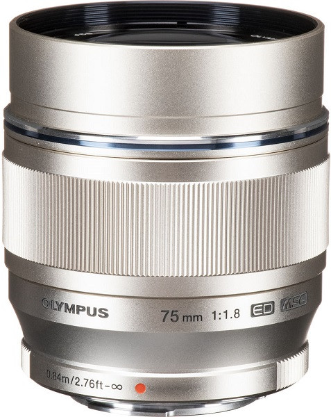 Olympus M.ZUIKO DIGITAL ED 75mm f/1.8 Silver