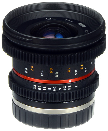 Samyang 12mm T2.2 Cine NCS CS (M4/3 Mount)