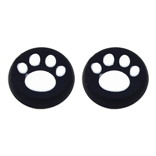 4 PCS Cute Cat Paw Silicone Protective Cover for PS4 / PS3 / PS2 / XBOX360 / XBOXONE / WIIU Gamepad Joystick(White)