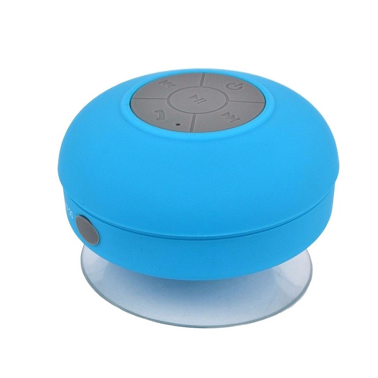 Mini Portable Subwoofer Shower Wireless Waterproof Bluetooth Speaker (Blue)