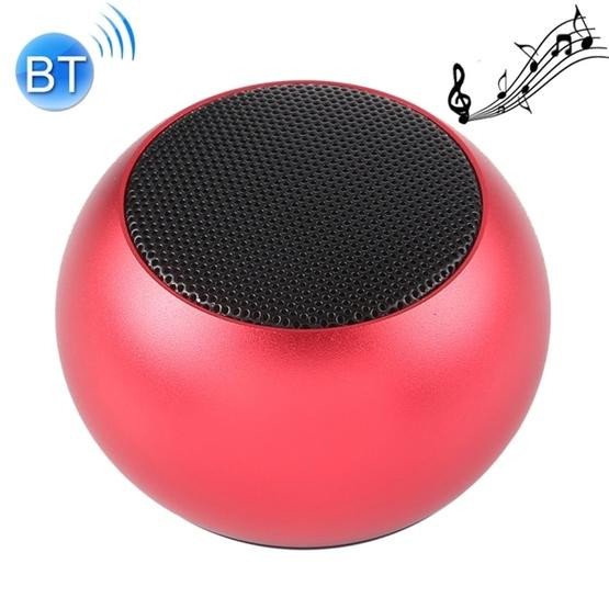 Mini Metal Wireless Bluetooth Speaker (Red)