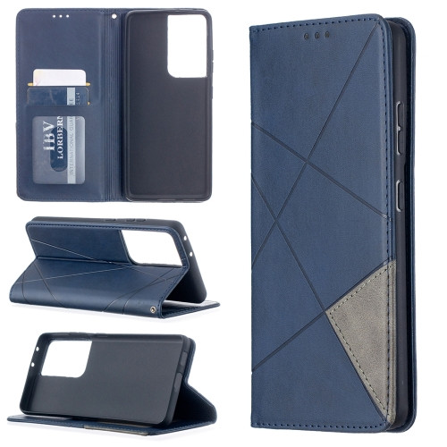 Rhombus Texture Horizontal Flip Magnetic Leather Case With Holder Card Slots For Samsung Galaxy S21 Rhombus Texture Horizontal Flip Magnetic Leather Case With Holder Card Slots For Samsung Galaxy S21