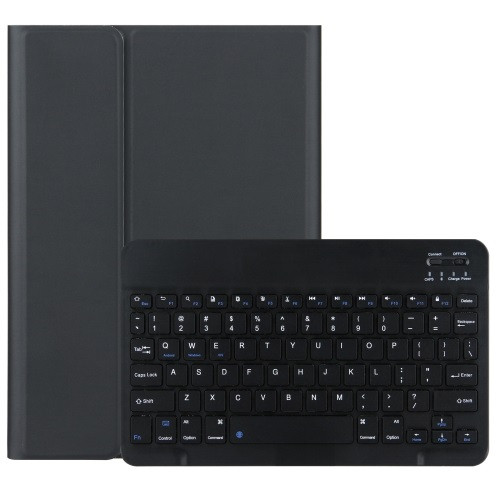 DY-P10 2 in 1 Removable Bluetooth Keyboard + Protective Leather Case with Holder for Lenovo Tab P10 (Black)