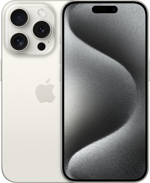 Apple iPhone 15 Pro 5G A3102 128GB White Titanium (Nano Sim + eSIM)