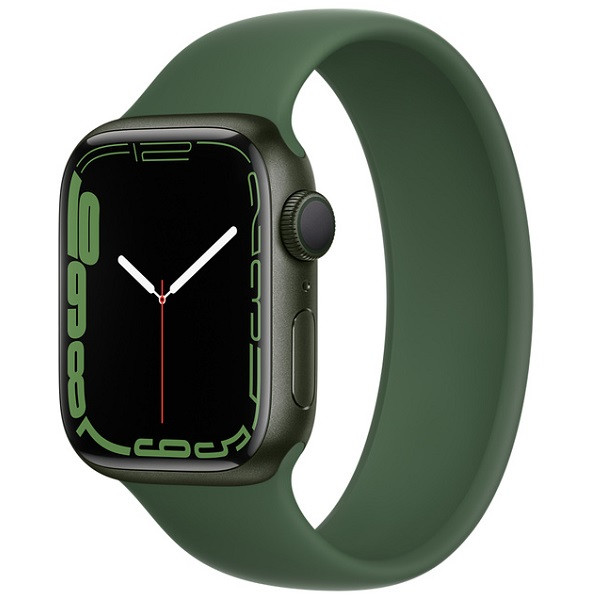 Apple Watch Series 7 GPS 41mm Green Aluminium Case with Clover Sport Band