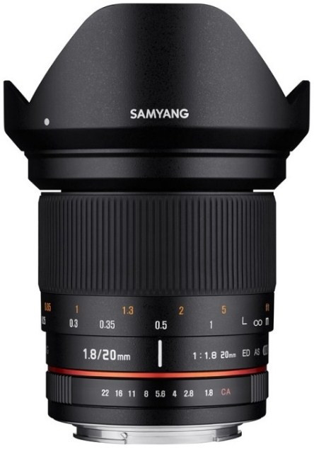 Samyang 20mm f/1.8 ED AS UMC (Canon EF Mount)