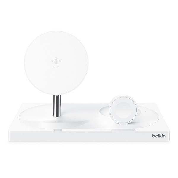 Apple Belkin BOOST CHARGE 3-in-1 Wireless Charger for iPhone / Apple Watch / AirPods White