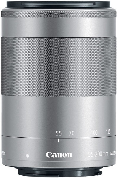 Canon EF-M 55-200mm f/4.5-6.3 IS STM Silver