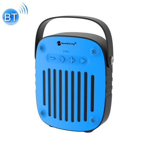 NewRixing NR-4014 Outdoor Portable Hand-held Bluetooth Speaker Blue