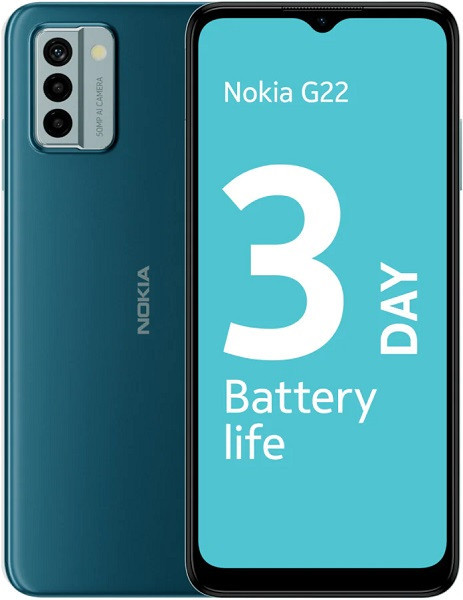 Nokia G22 Dual Sim 128GB Lagoon Blue (4GB RAM) - Global Version