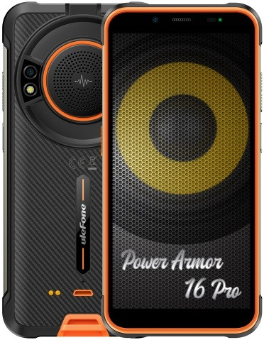 Ulefone Power Armor 16 Pro Rugged Phone Dual Sim 64GB Orange (4GB RAM)