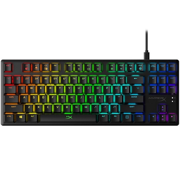 HyperX Alloy Origins Core HX-KB7RDX-US RGB Red Shaft Mechanical Gaming Keyboard