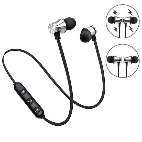 XT11 Magnetic In-Ear Wireless Bluetooth V4.2 Earphones(Silver)