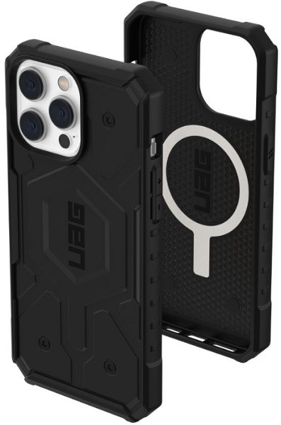 UAG Pathfinder Magnetic Case with Built-in Magnet Casing Drop Protection Case for iPhone 14 Pro Max (Black)