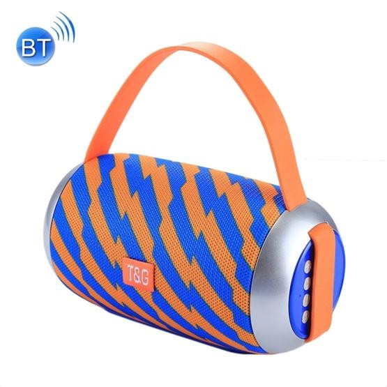 T&G TG112 Portable Bluetooth Speaker Orange+Blue