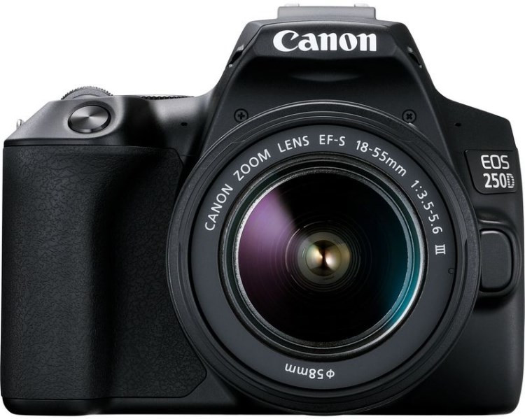 Canon EOS 250D Kit (EF-S 18-55mm f/3.5-5.6 III) Black