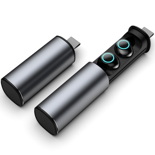 S5 Twins Sports Magnetic Ear-in Bluetooth V5.0 Wireless Earphones (Grey)