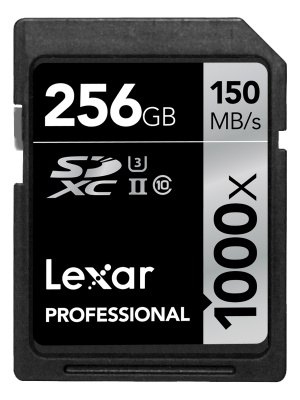 Lexar 256GB Professional 1000x SDXC