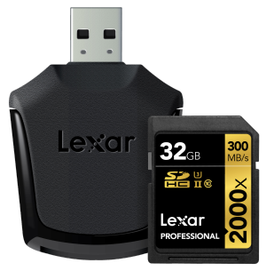 Lexar 32GB Professional 2000x SDHC