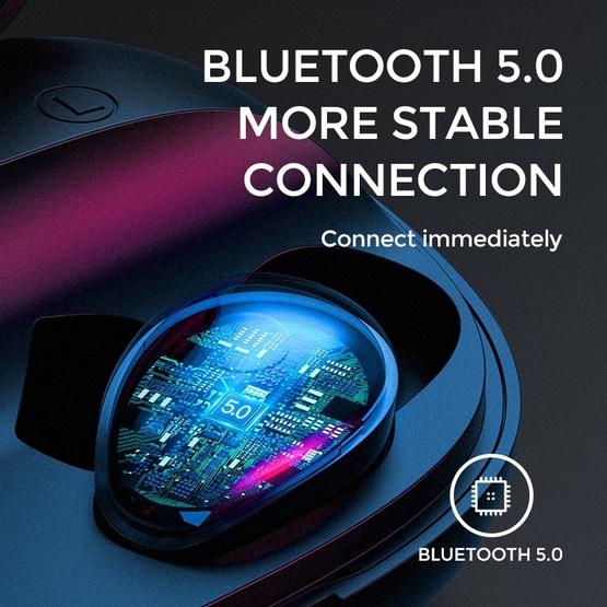 JOYROOM JR-TL2 Bluetooth 5.0 Bilateral TWS Wireless Earphone with Digital Display Black