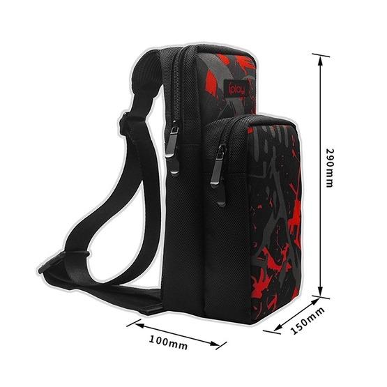 iplay HBS-167 Portable Shoulder Crossbody Storage Bag for Nintendo Switch