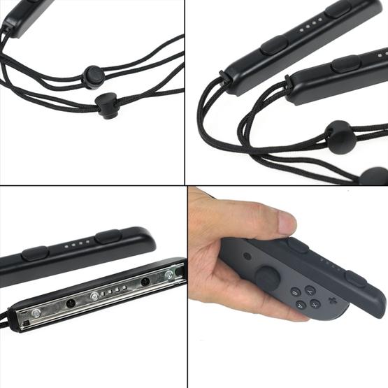 1 Pair Wrist Rope Lanyard Games Accessories for Nintendo Switch Joy-Con(Cyan)