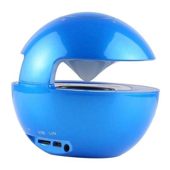 BT-118 Mini Wireless Bluetooth Speaker with Breathing Light (Blue)