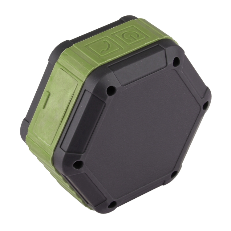 BT508 Portable Life Waterproof Bluetooth Stereo Speaker (Army Green)