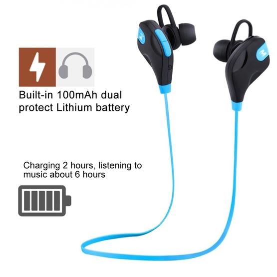 M8 Wireless Bluetooth Stereo Earphone (Blue)